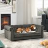 Elegant Rectangle Pet Bed for Medium and Large Dogs, Durable Elevated Dog Sofa Bed, Comfortable Dog Couch, Modern and Stylish Dog Sofa for Large Dogs,