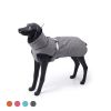 New Style Dog Winter Jacket with Waterproof Warm Polyester Filling Fabric-(gray, size L)