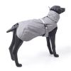 New Style Dog Winter Jacket with Waterproof Warm Polyester Filling Fabric-(Gary , size M))