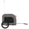 Pet Bike Trailer Red and Gray Oxford Fabric&Iron