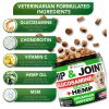 Hemp Hip and Joint Support Supplement for Dogs Glucosamine for Dogs Dog Joint Supplement Hip and Joint Chews for Dogs with Chondroitin MSM Hemp Oil Do