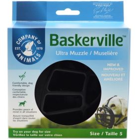 Baskerville Ultra Muzzle for Dogs (Option: Size 5  Dogs 6090 lbs)