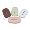 Soap Holder 2-in-1 Silicone + Soft Bath Brush Soap Box for Home Travel Soap Dish Bathroom Accessories