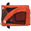 Pet Bike Trailer Orange Oxford Fabric and Iron