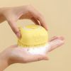 Softness Silicone Pet Brush For Dog & Cat; Dog Hair Massage Bath Brush With Shower Gel Dispenser